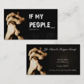 Gebetsgruppe Kirche spirituelle Religion Christus Visitenkarte (Vorne/Hinten)