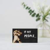 Gebetsgruppe Kirche spirituelle Religion Christus  Visitenkarte (Stehend Vorderseite)