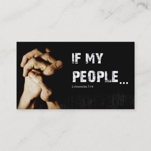 Gebetsgruppe Kirche spirituelle Religion Christus  Visitenkarte (Vorderseite)