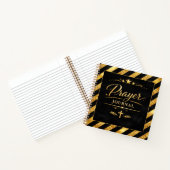 Gebetsjournal, Gold Schwarz Luxus Modern Luxe Notizblock (Innenseite)