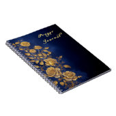 Gebetsjournal Golden Roses Notizblock (Rechte Seite)