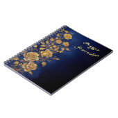 Gebetsjournal Golden Roses Notizblock (Linke Seite)