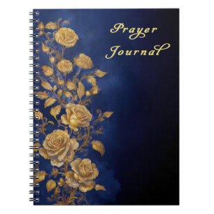 Gebetsjournal Golden Roses Notizblock
