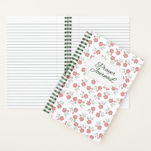 Gebetsjournal | Weibliches florales Design Notizblock (Innen)