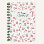 Gebetsjournal | Weibliches florales Design Notizblock (Vorderseite)