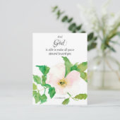 Gebetskarte 2 Corinthians Scripting Bibel Primrose Postkarte (Stehend Vorderseite)