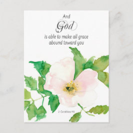 Gebetskarte 2 Corinthians Scripting Bibel Primrose Postkarte