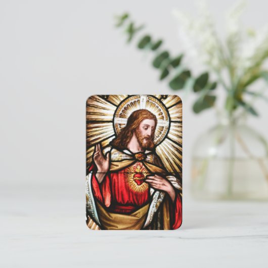 Gebetskarte am Morgen Visitenkarte (Stehend Vorderseite)