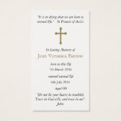 Gebetskarte | Antiquitätenherz Maria (Rückseite)