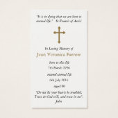 Gebetskarte | Ave Maria (Rückseite)