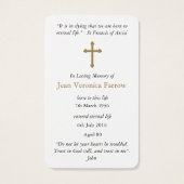 Gebetskarte | Beförderung des Kreuzes 1 (Rückseite)