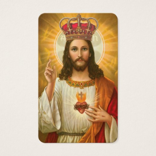 Gebetskarte | Christ Unser König (Vorderseite)