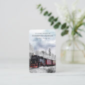 Gebetskarte | Dampfzug Deluxe Visitenkarte (Stehend Vorderseite)