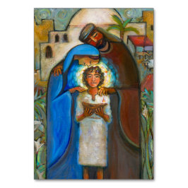 Gebetskarte der Heiligen Familie Tischnummer