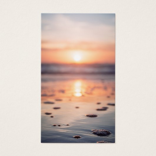 Gebetskarte des Sunset Ocean Memorial (Vorderseite)