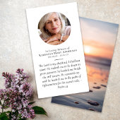 Gebetskarte des Sunset Ocean Memorial