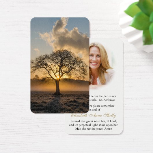 Gebetskarte | Einzelbaum (Schreibtisch)