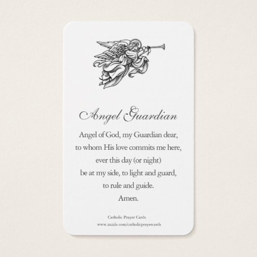 Gebetskarte | Engel 1 (Rückseite)