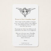 Gebetskarte | Engel & Soule (Rückseite)