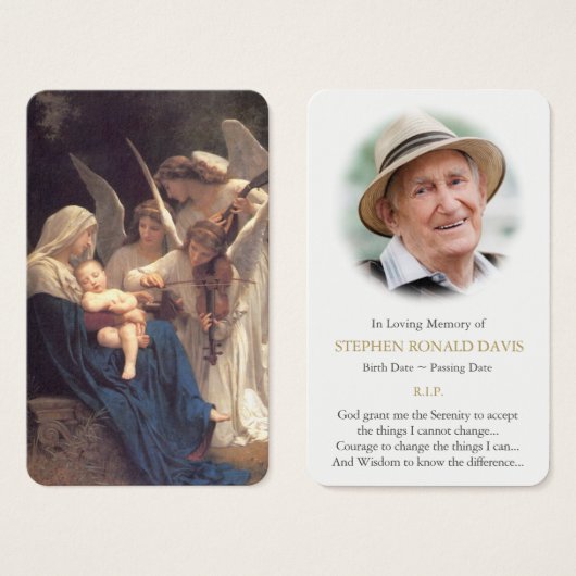 Gebetskarte | Engelsong (Vorne & Hinten)