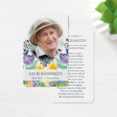 Gebetskarte | Florblau (Schreibtisch)