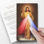 Gebetskarte für das Begräbnischaplet göttlicher Gn Visitenkarte