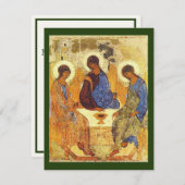Gebetskarte für das Heilige Trinity-Symbol Einladung (Vorne/Hinten)