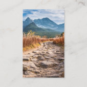 Gebetskarte für den Bestattungsberg bei Sonnenunte Visitenkarte (Vorderseite)