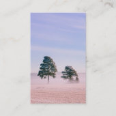 Gebetskarte für die Beerdigung des Wintermorgens Visitenkarte (Vorderseite)