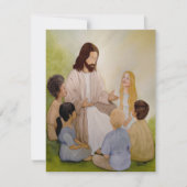 Gebetskarte für Lehrer und Katechisten Mitteilungskarte (Vorderseite)