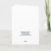 Gebetskarte für meinen Soldaten Dankeskarte (Rückseite)