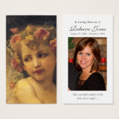 Gebetskarte | Garland Angel (Vorne & Hinten)