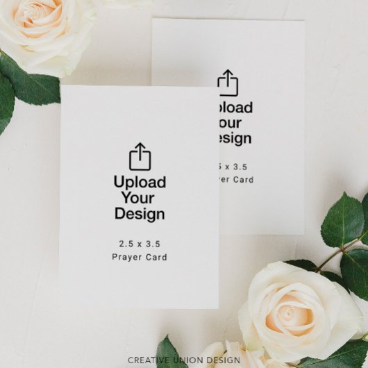 Gebetskarte gedruckt 2,5 Zoll x 3,5 Zoll Visitenkarte