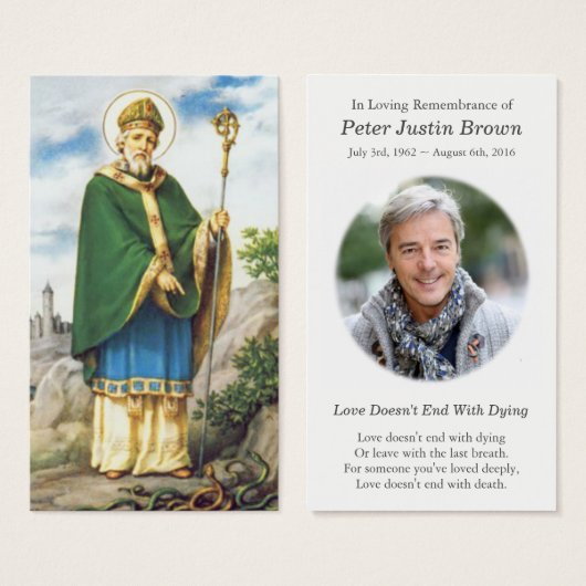 Gebetskarte | Glorious St Patrick (Vorne & Hinten)