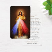 Gebetskarte | Göttliche Barmherzigkeit (Schreibtisch)