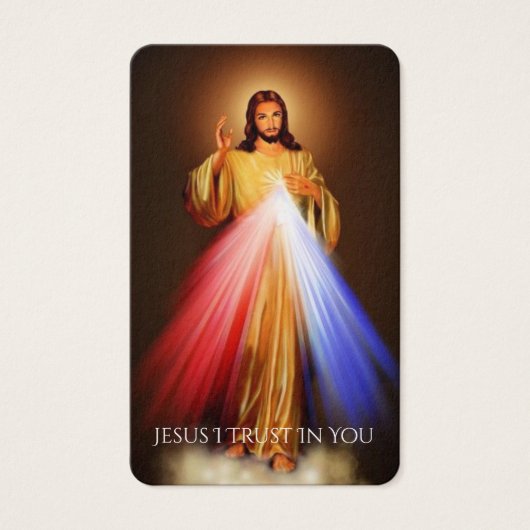 Gebetskarte | Göttliche Barmherzigkeit 010 (Vorderseite)