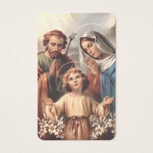 Gebetskarte | Heilige Familie 2 (Vorderseite)