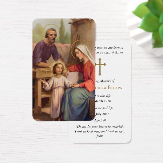 Gebetskarte | Heilige Familie 4 (Schreibtisch)