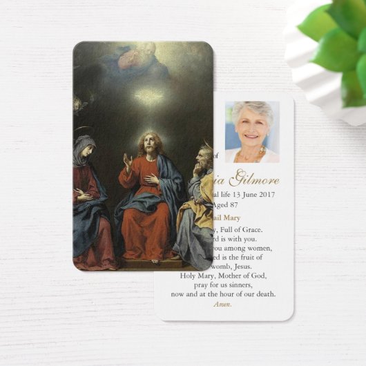 Gebetskarte | Heiliger Familien- und Heiliger Geis (Schreibtisch)