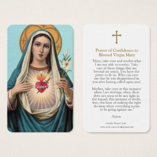 Gebetskarte Heiliges Herz 1