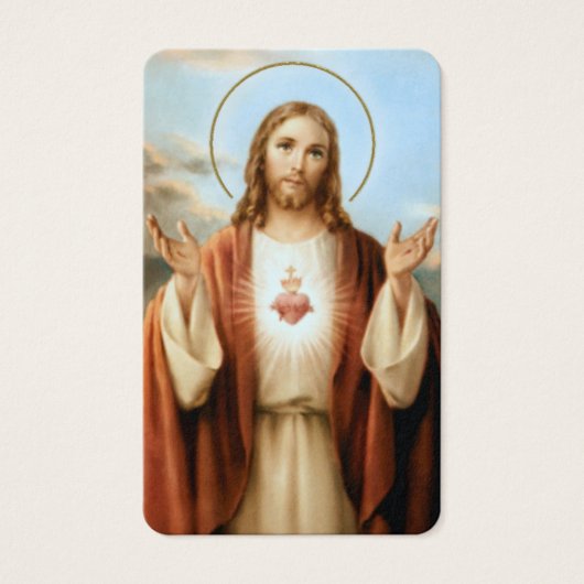 Gebetskarte | Heiliges Herz Jesus 3 (Vorderseite)