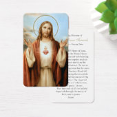 Gebetskarte | Heiliges Herz Jesus 3 (Schreibtisch)