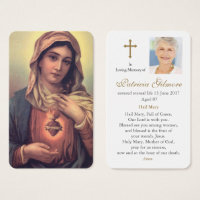 Gebetskarte | Herz von Maria 1