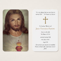 Gebetskarte | Hingabe Heiliges Herz Jesus
