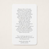 Gebetskarte | Hydrangea & Cross (Rückseite)