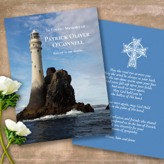 Gebetskarte | Irish Lighthouse Visitenkarte
