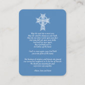 Gebetskarte | Irish Lighthouse Visitenkarte (Rückseite)