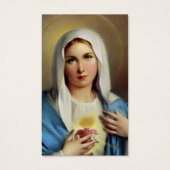 Gebetskarte | Italienische Maria (Vorderseite)