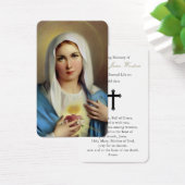 Gebetskarte | Italienische Maria (Schreibtisch)