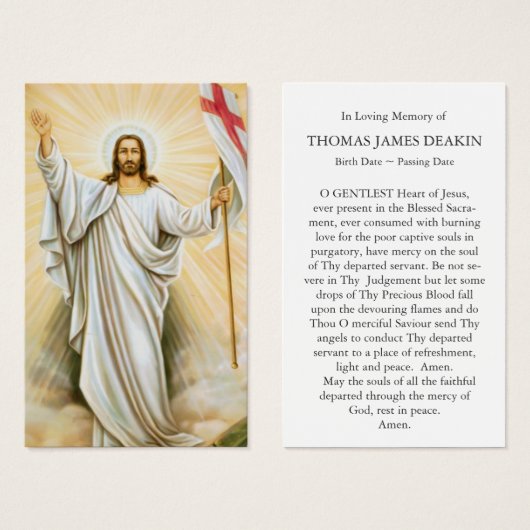 Gebetskarte | Jesus 2 (Vorne & Hinten)